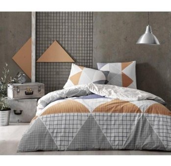 Taç Pamuklu 4 Mevsim 200 x 220 cm Çarşaflı Desenli Çift Kişilik Nevresim Takımı Çok Renkli