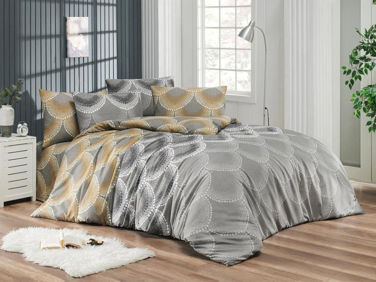 Nevresim Dünyası Deren Ranforce 4 Mevsim 200 x 220 cm Çarşaflı Desenli Çift Kişilik Nevresim Takımı Çok Renkli