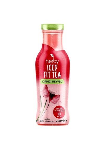 Herby Iced Fit Tea Kırmızı Meyveli Soğuk Çay 6x250 ml