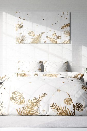 Monohome Soft Pamuk Saten 4 Mevsim 200 x 220 cm Çarşaflı Desenli Çift Kişilik Nevresim Takımı Çok Renkli