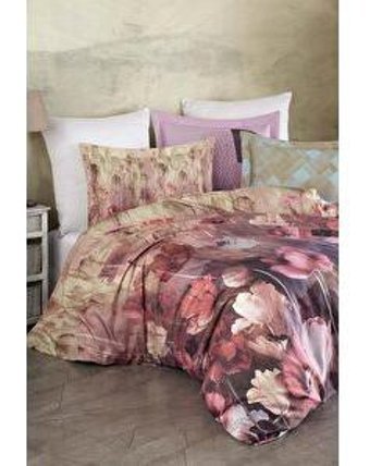 Varol Laura Home Lyocell Mirable Lyocell 4 Mevsim 200 x 220 cm Çarşaflı Desenli Çift Kişilik Nevresim Takımı Çok Renkli