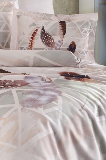 Varol Laura Home Lyocell Muna Lyocell 4 Mevsim 200 x 220 cm Çarşaflı Desenli Çift Kişilik Nevresim Takımı Çok Renkli