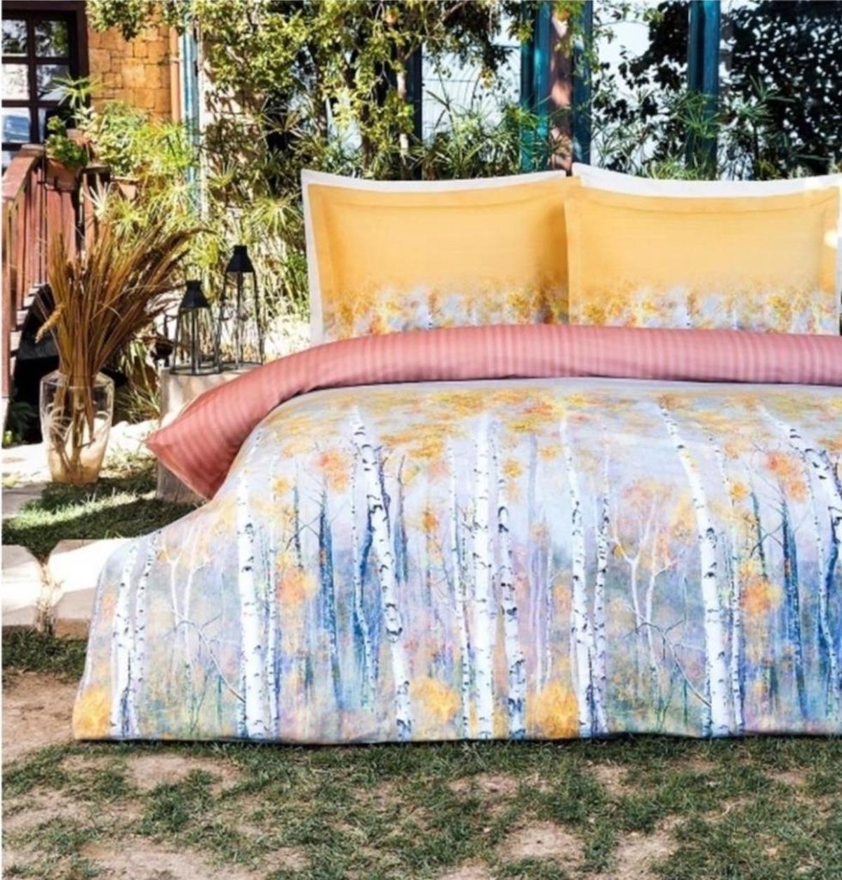 Özdilek Alamo Ranforce 4 Mevsim 200 x 220 cm Çarşaflı Desenli Çift Kişilik Nevresim Takımı Çok Renkli