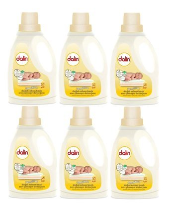 Dalin Sensitive Sabun Kokulu 6x1500 ml Sıvı Bebek Deterjanı