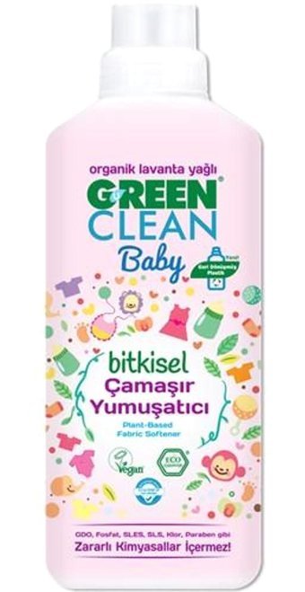 Green Clean Lavanta Yağlı Yumuşatıcı Bitkisel 1000 ml Sıvı Yumuşatıcı