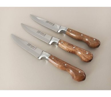 Lazoğlu Çelik Düz 24 - 25 - 26 cm 6 Parça Ekmek Bıçağı