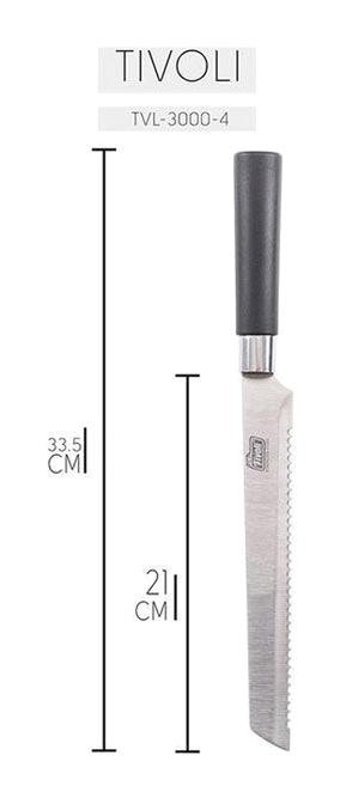 Tivoli Çelik Tırtıklı 33 cm Ekmek Bıçağı