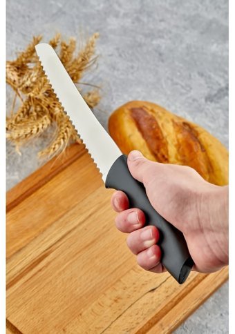 Cooker Profesyonel Çelik Tırtıklı 31 cm Ekmek Bıçağı