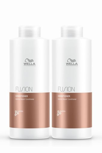 Wella Fusion Intense İpek Özü Etki Boyalı Saçlar Tüm Saçlar İçin Kadın Saç Kremi 2x1 lt