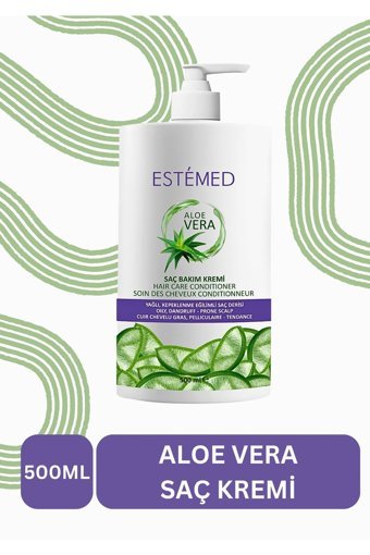 Estemed Aloe Vera Etki Tüm Saçlar İçin Unisex Saç Kremi 500 ml