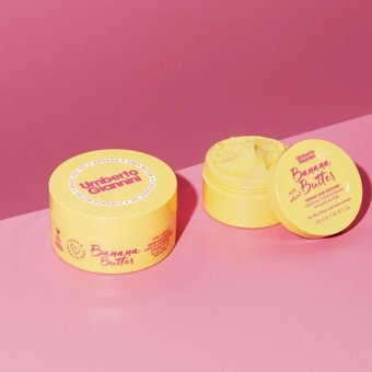 Umberto Giannini Banana Butter Hindistan Cevizi Yağı - Shea Yağı Etki Tüm Saçlar İçin Durulanmayan Unisex Saç Kremi 200 ml