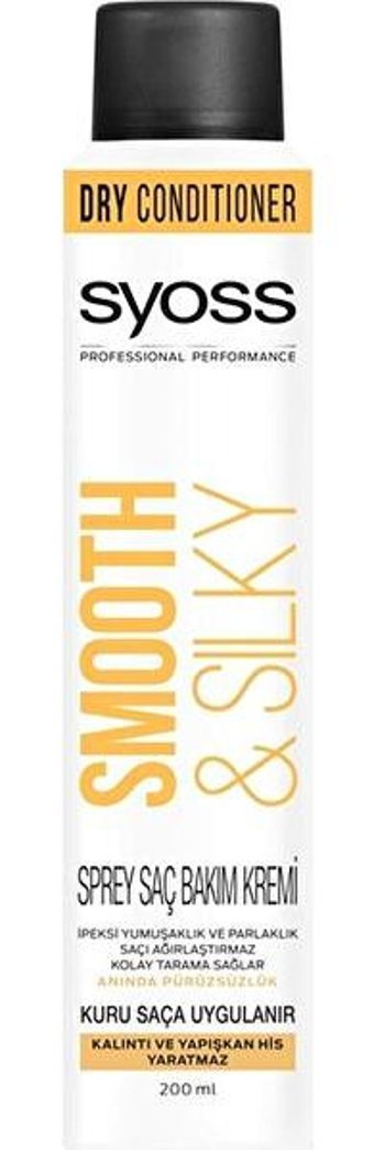 Syoss Smooth & Silky Etki Tuzsuz Boyalı Saçlar Tüm Saçlar İçin Durulanmayan Kadın Saç Kremi 200 ml