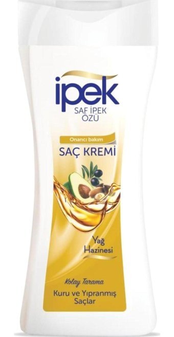 İpek Yağ Hazinesi Bitkisel Yağlar Etki Tüm Saçlar İçin Unisex Saç Kremi 480 ml