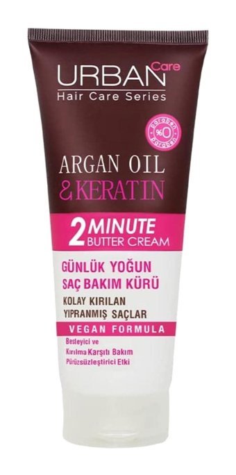 Urban Care Nutritive Anti Hair Breakage Keratin - Argan Yağı Sülfatsız Etki Keratinli Tüm Saçlar İçin Durulanmayan Unisex Saç Kremi 200 ml