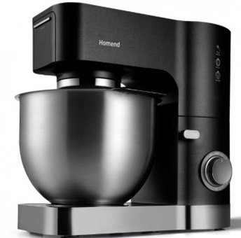 Homend Artfood 3025H Aliminyum Döküm 1200 W 5.5 lt Stand Hamur Yoğurma ve Mutfak Şefi Antrasit