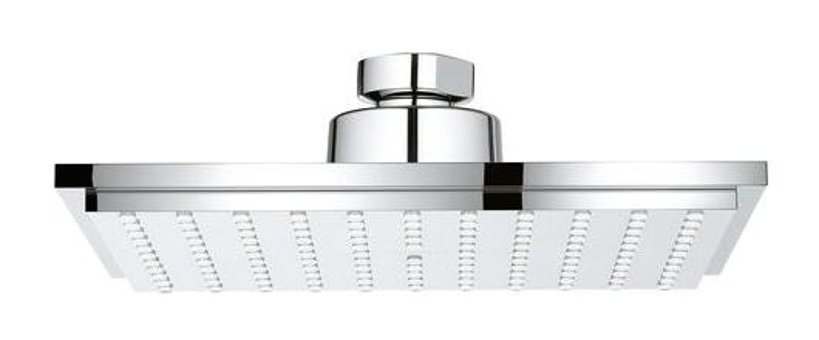 Grohe 27705000 Metal Arıtmalı Tasarruflu Kare Yağmur Tepe Duş Başlığı Gümüş