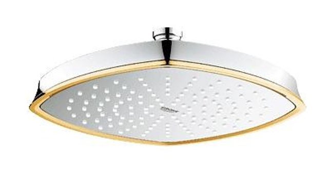 Grohe 27974IG0 Metal Arıtmalı Tasarruflu Kare Yağmur Tepe Duş Başlığı Gri