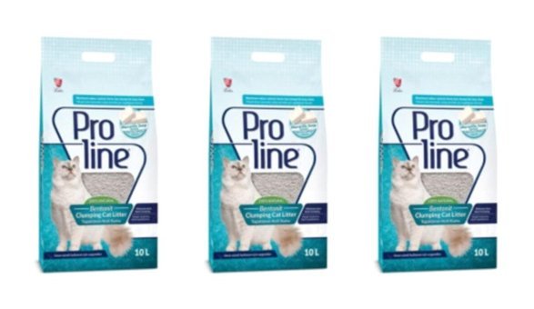 Pro Line Marsilya Sabunlu Topaklanan İnce Taneli Bentonit Kedi Kumu 3x10 lt