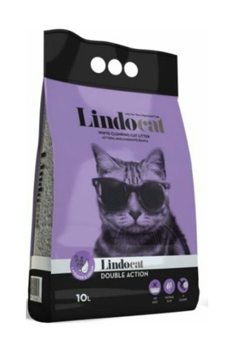 Lindo Cat Hijyenik Topaklanan Kalın Taneli Bentonit Kedi Kumu 10 kg