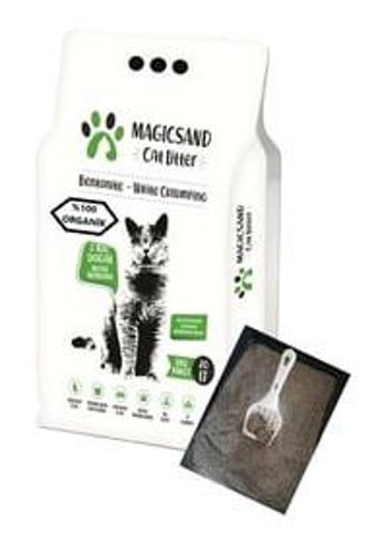 Magicsand Kokusuz Topaklanan İnce Taneli Bentonit Kedi Kumu 20 lt