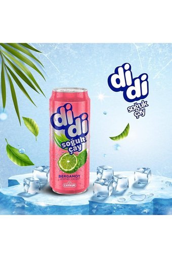 Çaykur Didi Bergamotlu-Limonlu-Şeftalili Soğuk Çay 18×330ml