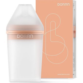 Borrn Plastik Antikolik Yenidoğan Yavaş Akışlı 3+ Ay Turuncu Biberon 240 ml