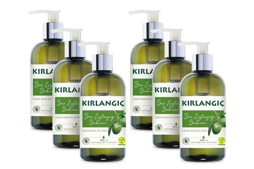 Kırlangıç Zeytinyağlı Vegan 6'lı 400 ml Sıvı Sabun