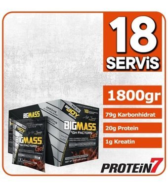 Bigjoy Bigmas +Gh Factors Go Çikolata Aromalı 18 Servis Kas Yapıcı Karbonhidrat 1800 gr Şase