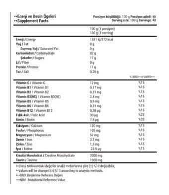 Onyx Nutrition Mechanic Muz Aromalı 40 Servis Kas Yapıcı Gainer 4000 gr Toz