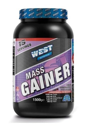 West Nutrition Çikolata Aromalı 15 Servis Kas Yapıcı Gainer 1500 gr Toz