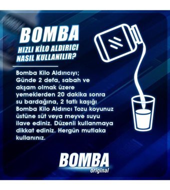 Bomba 85 Servis Kilo Aldırıcı Karbonhidrat 2000 gr Toz