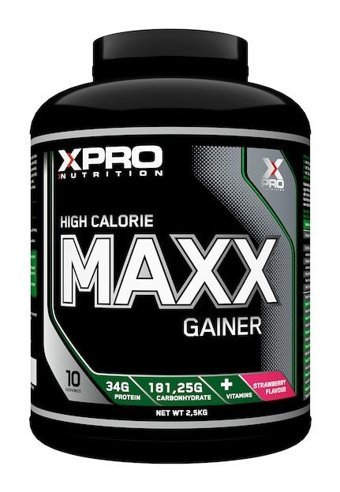 Xpro Nutrition Maxx Çilek Aromalı 10 Servis Kas Kilo Gainer 2500 gr Toz