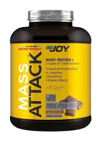 Bigjoy Bigmass Attack 30 Servis Kas Yapıcı Karbonhidrat 3000 gr Toz