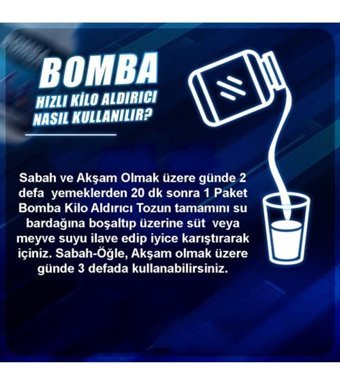 Bomba 22 Servis Kilo Aldırıcı Karbonhidrat 400 gr Toz