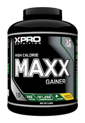 Xpro Nutrition Maxx Muz Aromalı 10 Servis Kas Kilo Gainer 2500 gr Toz