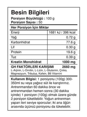 Bigjoy Sports Bigmass +Gh Factors Çikolata Aromalı 50 Servis Kilo Aldırıcı Gainer 5000 gr Toz