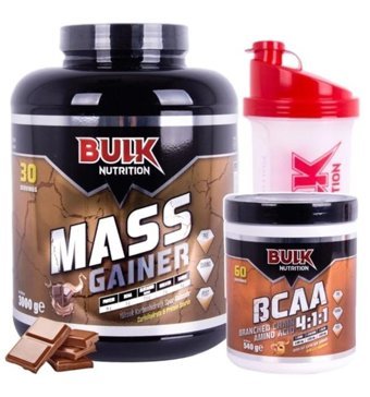 Bulk Nutrition Çikolata Aromalı 60 Servis Kilo Aldırıcı Gainer 3000 gr Şase