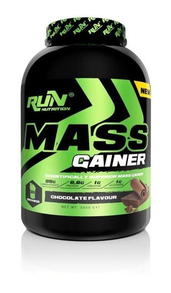 Run Nutrition Çikolata Aromalı 30 Servis Kas Yapıcı Gainer 3000 gr Toz