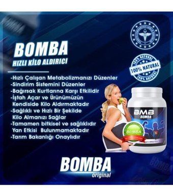 Bomba 17 Servis Kilo Aldırıcı Karbonhidrat 400 gr Toz