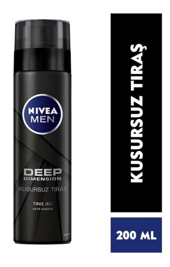 Nivea Men Deep Dimension Kusursuz 200 ml Tıraş Jeli