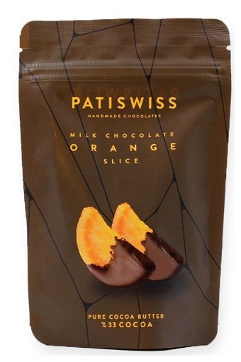 Patiswiss Draje Portakallı-Sütlü Çikolata 80 gr
