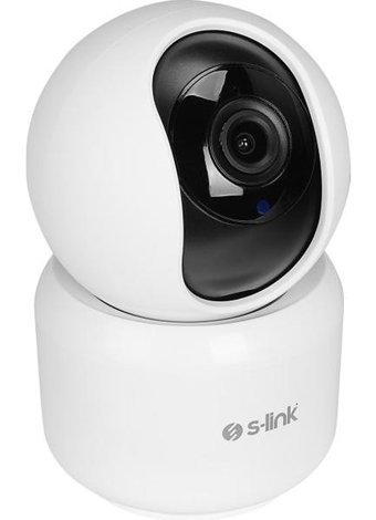 S-link SL-IND05 Wi-Fi Sim Kartlı 1 Kameralı 360 Derece Dönen IP İç Mekan Kablosuz Güvenlik Kamerası