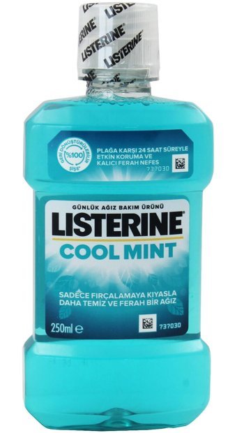 Listerine Cool Mint Alkolsüz 250 ml Ağız Gargarası