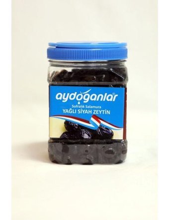 Aydoğanlar 261-290 Kalibre Tuzlu Salamura Siyah Zeytin Pet Kavanoz 900 gr