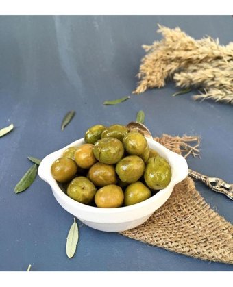 Hatay'ın Lezzet Durağı Tuzlu Halhalı Kırma Yeşil Zeytin Pet Kavanoz 1.5 kg