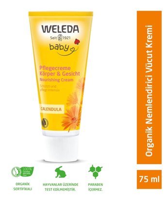 Weleda Baby Parfümsüz Parabensiz Pişik Kremi 75 ml