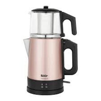 Fakir Chaila Otomatik Cam Demlikli 1650 W Işıklı Plastik Gövdeli Rose Retro Çay Makinesi
