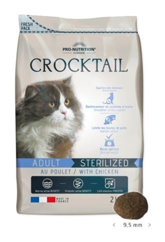 Pro Nutrition Crocktail Tavuklu Kısırlaştırılmış Az Tahıllı Yetişkin Kedi Maması 10 kg