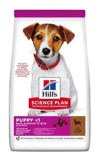 Hill's Science Plan Kuzu Etli Pirinçli Küçük Irk Yavru Köpek Maması 1.5 kg