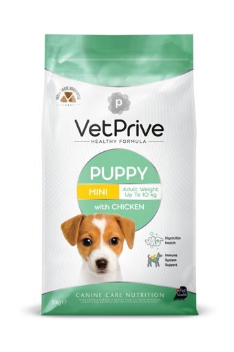 Vetprive Canine Care Nutrition Tavuklu Küçük Irk Yavru Köpek Maması 3 kg